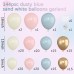 Gender Reveal Balloon Arch Kit, Dusty Pink and Blue Balloons Chrome Gold Sand White Balloons for Gender Reveal Boho Bachelorette Birthday Baby Shower Bridal Bear Theme Decorations