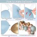 Gender Reveal Balloon Arch Kit, Dusty Pink and Blue Balloons Chrome Gold Sand White Balloons for Gender Reveal Boho Bachelorette Birthday Baby Shower Bridal Bear Theme Decorations