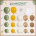 Sage Green Balloon Arch Kit, Mustard Yellow Brown Nude Tan Sand White Balloons for Teddy Bear Baby Shower Bridal Shower Safari Jungle Birthday Gender Reveal Bee Theme Party Decorations